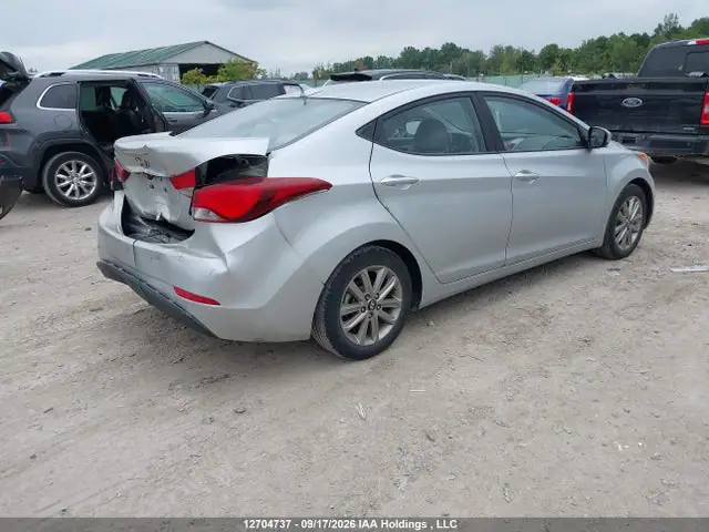 2014 Hyundai Elantra Gls VIN 5NPDH4AEXEH501385 фото 4