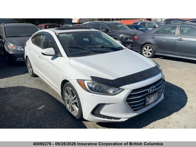 2017 Hyundai Elantra Gls VIN KMHD84LF7HU182636 фото 1