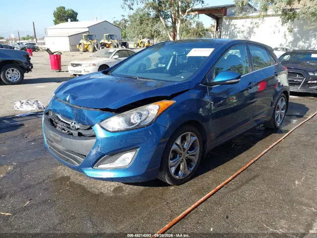 2014 Hyundai ELANTRA GT VIN KMHD35LH6EU200156 фото 2