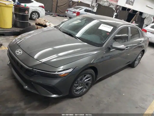 2026 Hyundai Elantra Hybrid Blue VIN KMHLM4DJ5TU191886 фото 2