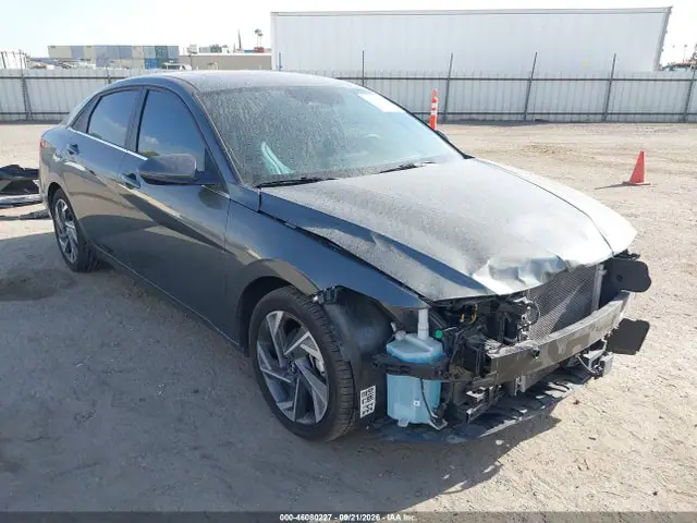 KMHLN4DJ7RU107685 — 2024 Hyundai Elantra Hybrid Limited, Передняя часть (Front End), фото до ремонта