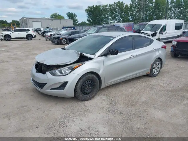 2015 Hyundai Elantra L VIN 5NPDH4AE5FH628739 фото 2
