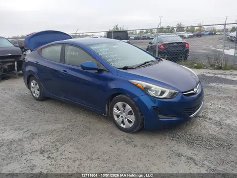 5NPDH4AE8GH733566 — 2016 Hyundai Elantra L+, Задняя часть (Rear), фото до ремонта