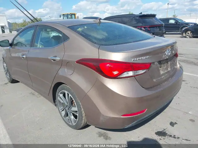KMHDH4AH7EU068586 — 2014 Hyundai Elantra Limited, фото 3 с аукциона IAAI 13.10.2026, Передняя часть