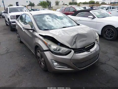 5NPDH4AE4EH477133 — 2014 Hyundai Elantra Limited, Передняя часть (Front End), фото до ремонта