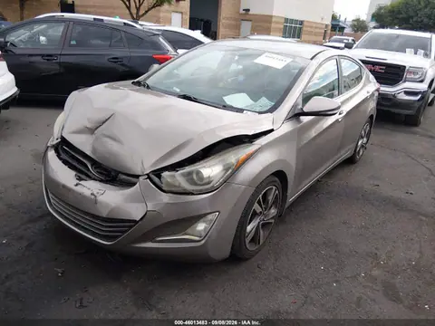2014 Hyundai Elantra Limited VIN 5NPDH4AE4EH477133 фото 2