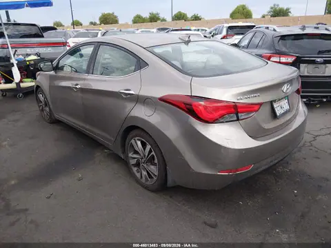 2014 Hyundai Elantra Limited VIN 5NPDH4AE4EH477133 фото 3