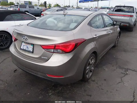 2014 Hyundai Elantra Limited VIN 5NPDH4AE4EH477133 фото 4