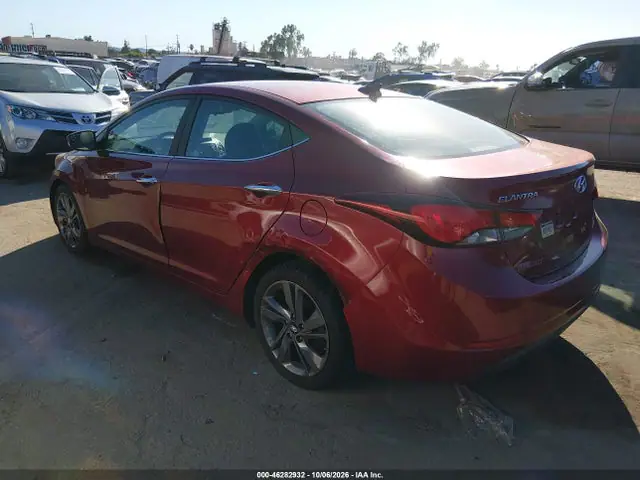 5NPDH4AE4EH471543 — 2014 Hyundai Elantra Limited, фото 3 с аукциона IAAI 14.10.2026, Левый бок