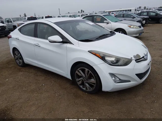 2015 Hyundai Elantra Limited VIN 5NPDH4AE5FH547031 фото 1