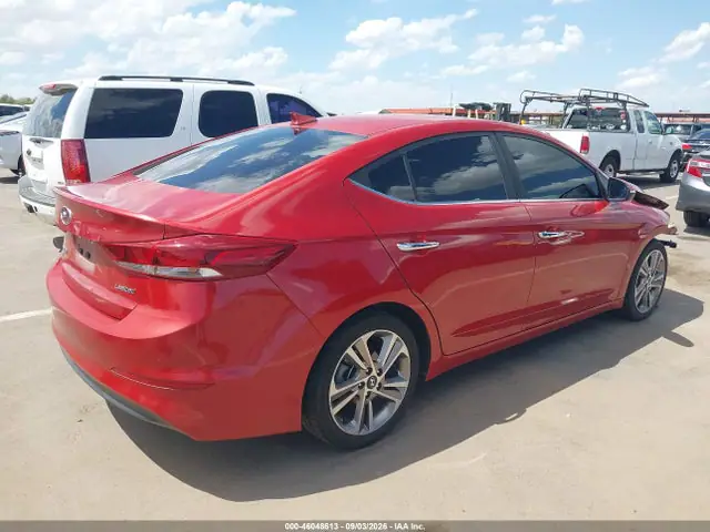 5NPD84LFXHH009403 — 2017 Hyundai Elantra Limited, фото 4 с аукциона IAAI 13.10.2026, Передняя часть