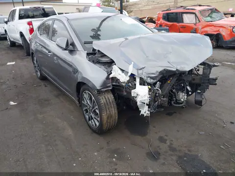 5NPD84LFXKH495413 — 2019 Hyundai Elantra Limited, Передняя часть (Front End), фото до ремонта