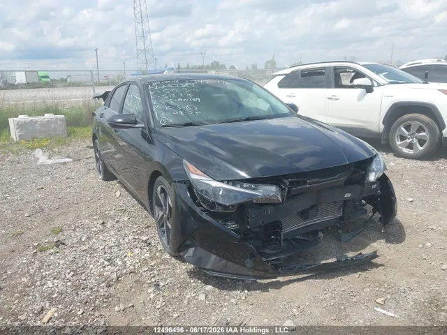 2023 Hyundai Elantra Luxury Ivt With Two-tone Interior VIN KMHLN4AG4PU512375 фото 1