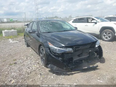 KMHLN4AG4PU512375 — 2023 Hyundai Elantra Luxury Ivt With TWO-Tone Interior, Передняя часть (Front), фото до ремонта