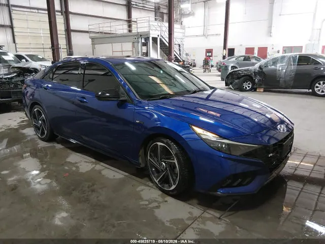 2021 Hyundai Elantra N Line VIN KMHLR4AF9MU198147 фото 1