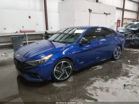 2021 Hyundai Elantra N Line VIN KMHLR4AF9MU198147 фото 2