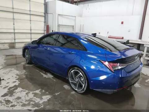 2021 Hyundai Elantra N Line VIN KMHLR4AF9MU198147 фото 3