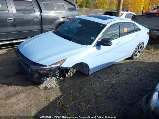 2022 Hyundai Elantra N Manual VIN KMHLW4AK6NU006416 фото 2