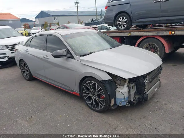 2022 Hyundai ELANTRA N VIN KMHLW4AKXNU008007 фото 1