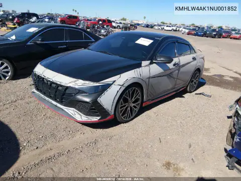 KMHLW4AK1NU001852 — 2022 Hyundai Elantra N, фото 2 с аукциона IAAI, Естественный износ