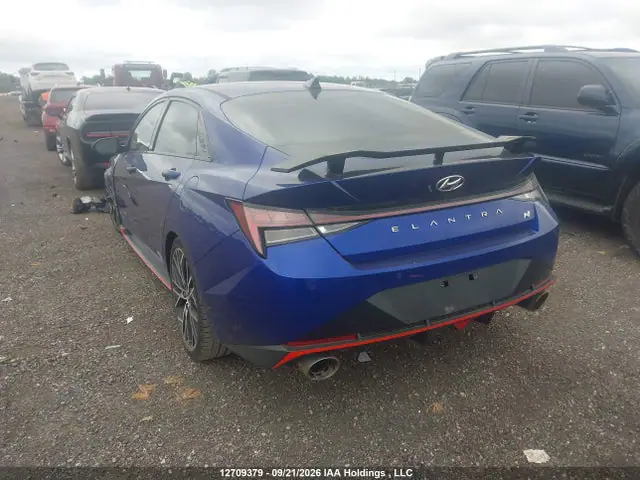 KMHLW4AK8PU017081 — 2023 Hyundai Elantra N, фото 3 с аукциона IAAI 13.10.2026, Передняя часть