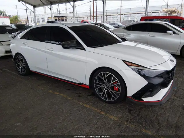 KMHLW4AK1PU014460 — 2023 Hyundai Elantra N, Задняя часть (Rear), фото до ремонта