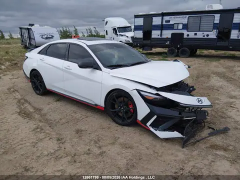 KMHLW4DK2SU034351 — 2025 Hyundai Elantra N, Передняя часть (Front), фото до ремонта