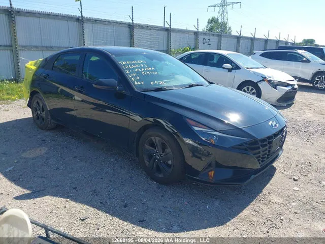 2021 Hyundai Elantra Preferred Ivt With Sun And Tech Package VIN KMHLM4AG0MU149152 фото 1