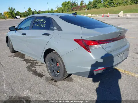 2022 Hyundai Elantra Preferred Ivt With Sun And Tech Package VIN KMHLM4AG5NU225725 фото 3