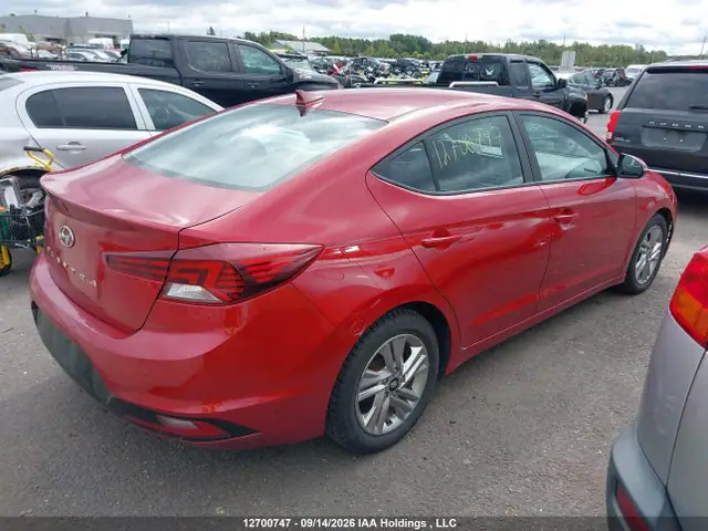 KMHD84LF3KU859656 — 2019 Hyundai Elantra Preferred, фото 4 с аукциона IAAI 13.10.2026, Передняя часть слева