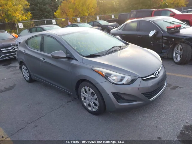 2014 Hyundai Elantra Se/sport/limited VIN 5NPDH4AE6EH526204 фото 1