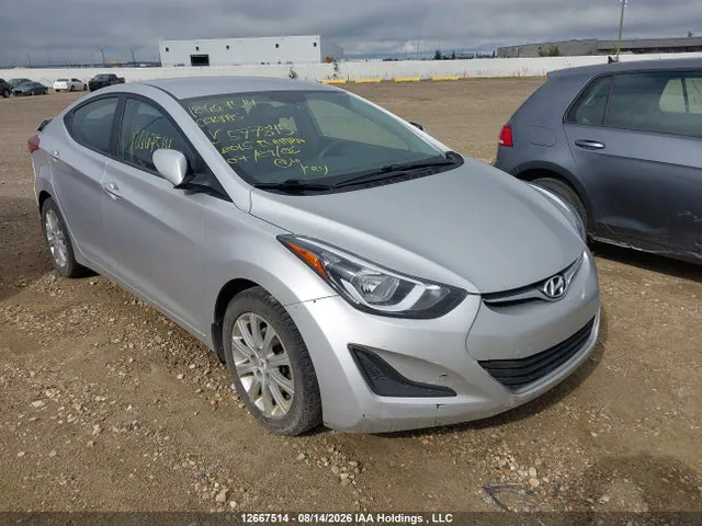 2015 Hyundai Elantra Se/sport/limited VIN 5NPDH4AE2FH577345 фото 1