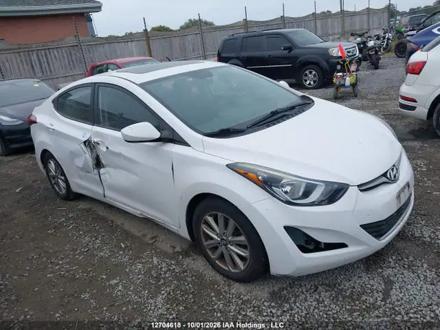 KMHDH4AE2FU386221 — 2015 Hyundai Elantra SE/Sport/Limited, Передняя часть справа (Right Front), фото до ремонта