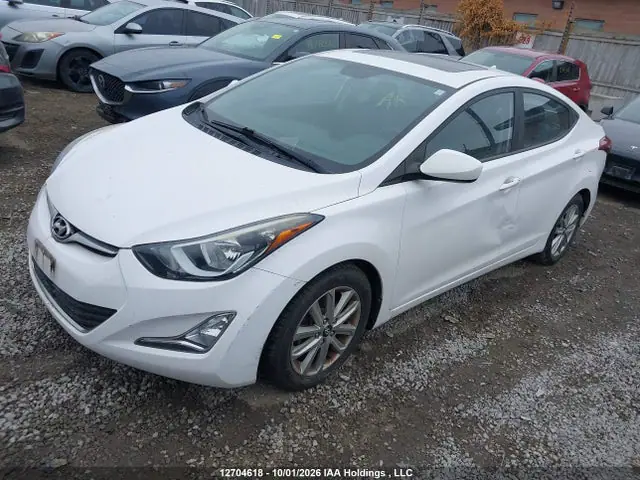 KMHDH4AE2FU386221 — 2015 Hyundai Elantra SE/Sport/Limited, фото 2 с аукциона IAAI 13.10.2026, Передняя часть справа