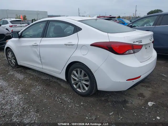 KMHDH4AE2FU386221 — 2015 Hyundai Elantra SE/Sport/Limited, фото 3 с аукциона IAAI 13.10.2026, Передняя часть справа