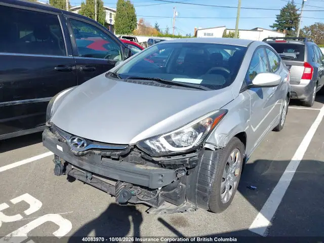 5NPDH4AE1FH644632 — 2015 Hyundai Elantra SE/Sport/Limited, фото 2 с аукциона IAAI 14.10.2026, Передняя часть слева