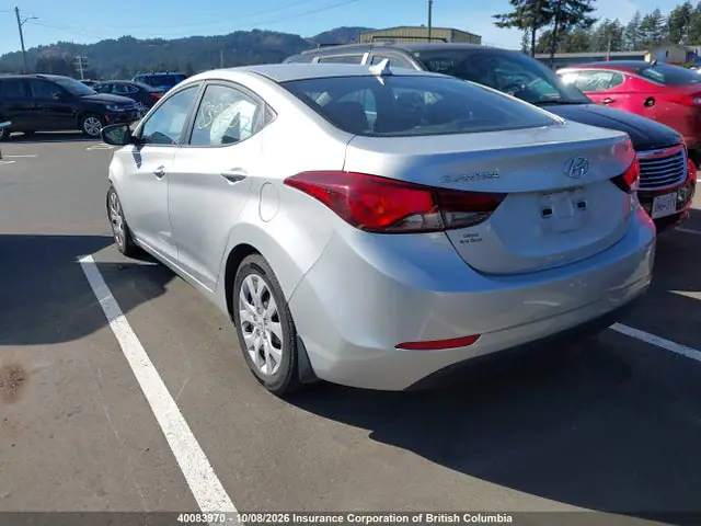 5NPDH4AE1FH644632 — 2015 Hyundai Elantra SE/Sport/Limited, фото 3 с аукциона IAAI 14.10.2026, Передняя часть слева