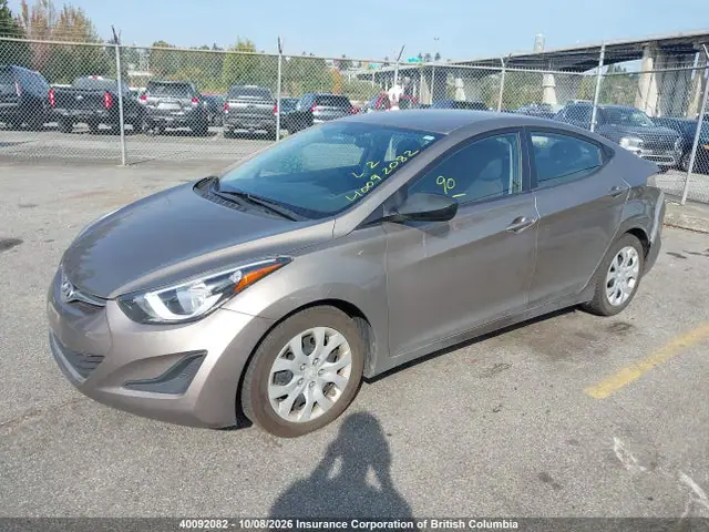 5NPDH4AE4FH570770 — 2015 Hyundai Elantra SE/Sport/Limited, фото 2 с аукциона IAAI 14.10.2026, Задняя часть