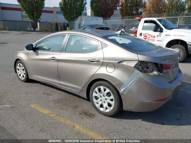 5NPDH4AE4FH570770 — 2015 Hyundai Elantra SE/Sport/Limited, фото 3 с аукциона IAAI 14.10.2026, Задняя часть