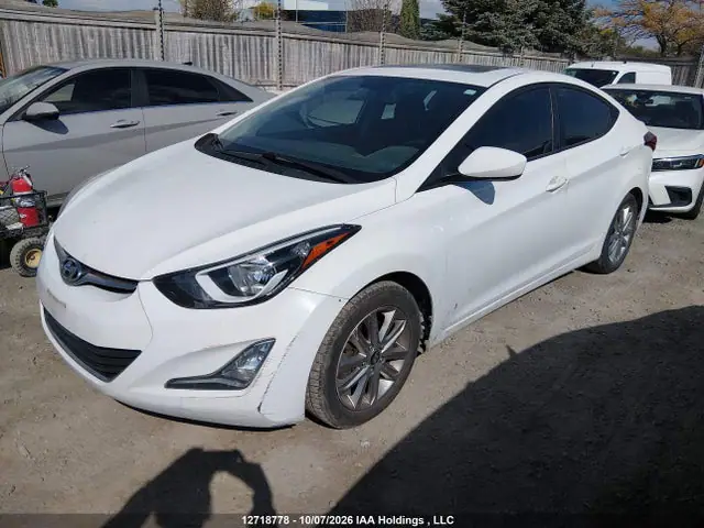 KMHDH4AE6GU556761 — 2016 Hyundai Elantra SE/Sport/Limited, фото 2 с аукциона IAAI 14.10.2026, Правый бок