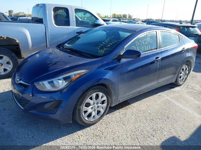 2016 Hyundai Elantra Se/sport/limited VIN 5NPDH4AE7GH676888 фото 2