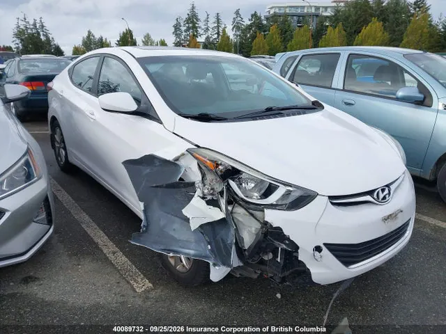 2016 Hyundai Elantra Se/sport/limited VIN KMHDH4AE1GU514952 фото 1