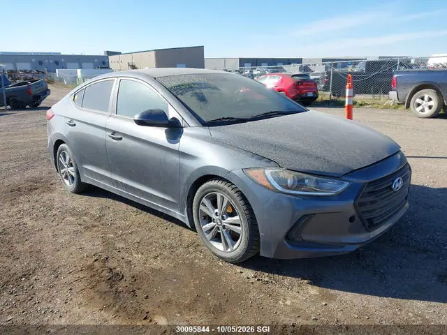 KMHD84LF4HU101656 — 2017 Hyundai Elantra SE/Value/Limited, Град (Hail), фото до ремонта