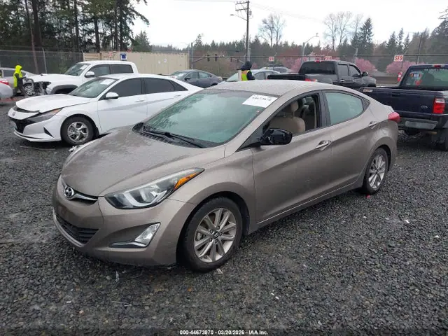 5NPDH4AE5EH479442 — 2014 Hyundai Elantra SE, фото 2 с аукциона IAAI 30.09.2026, Угон