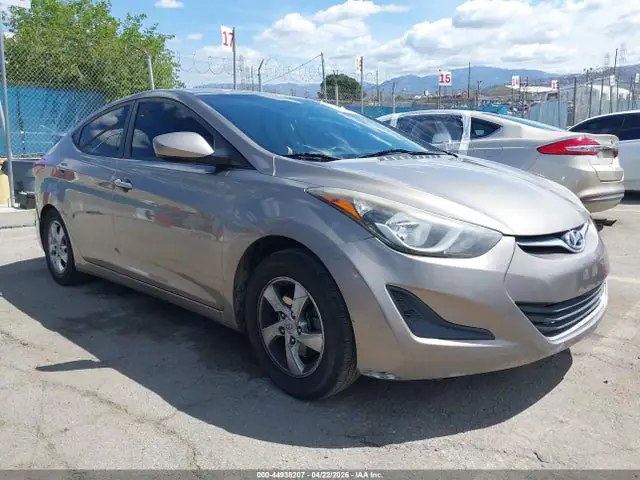 5NPDH4AE0EH511150 — 2014 Hyundai Elantra SE, Угон (Theft), фото до ремонта