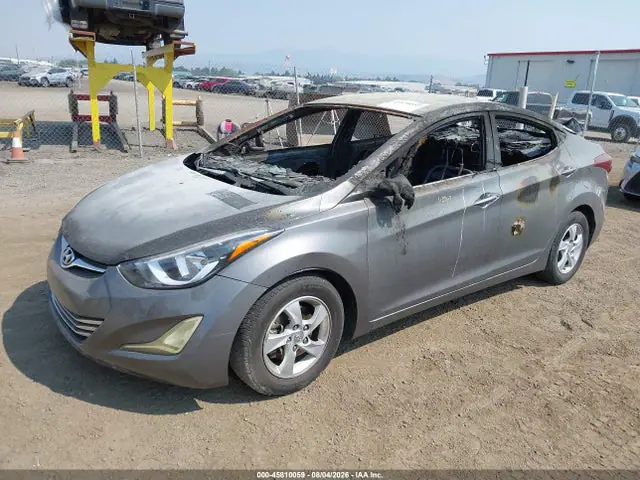 5NPDH4AE3EH505553 — 2014 Hyundai Elantra SE, фото 2 с аукциона IAAI 29.09.2026, Пожар салона