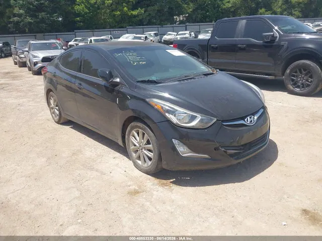 2014 Hyundai ELANTRA SE VIN KMHDH4AE3EU116249 фото 1