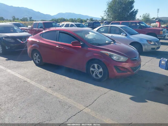 2014 Hyundai ELANTRA SE VIN 5NPDH4AE7EH513848 фото 1
