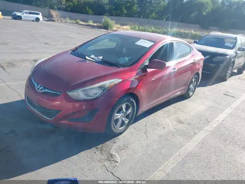 2014 Hyundai ELANTRA SE VIN 5NPDH4AE7EH513848 фото 2