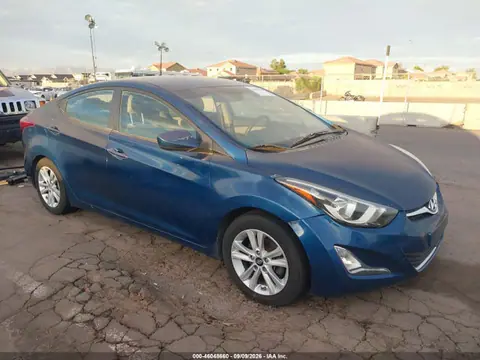 KMHDH4AE4EU115272 — 2014 Hyundai Elantra SE, Передняя часть слева (Left Front), фото до ремонта